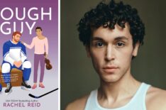 Shaheen Jafargholi as Fabian in 'Heated Rivalry'; 'Tough Guy' cover