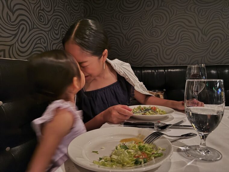 Shelby Rabara and Daughter Xia