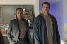 Sydelle Noel and Alan Ritchson, 'Reacher' Season 4, Prime Video, 2026.