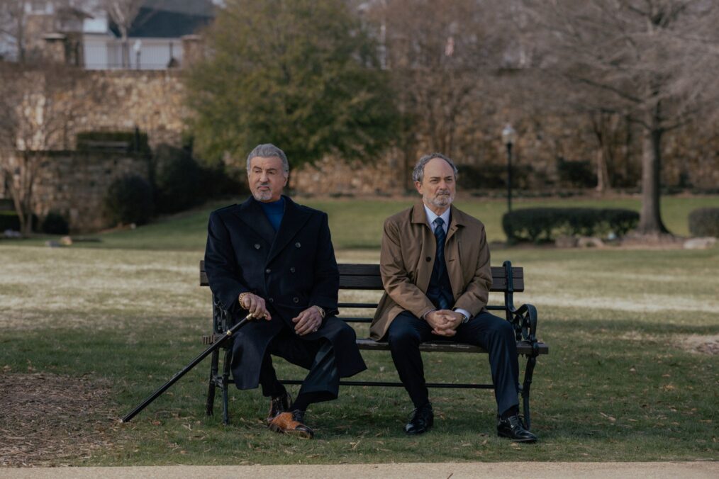 Sylvester Stallone and Kevin Pollak in Tulsa King