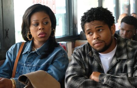 FX's The Drop: A Snowfall Saga -- “Street Matrix” -- Season 1, Episode 2 (Airs Tuesday, September 15) -- Pictured: (l-r) Gail Bean as Wanda Bell, Isaiah John as Leon Simmons. -- CR: Ray Mickshaw/FX Copyright 2026, FX. All rights reserved.