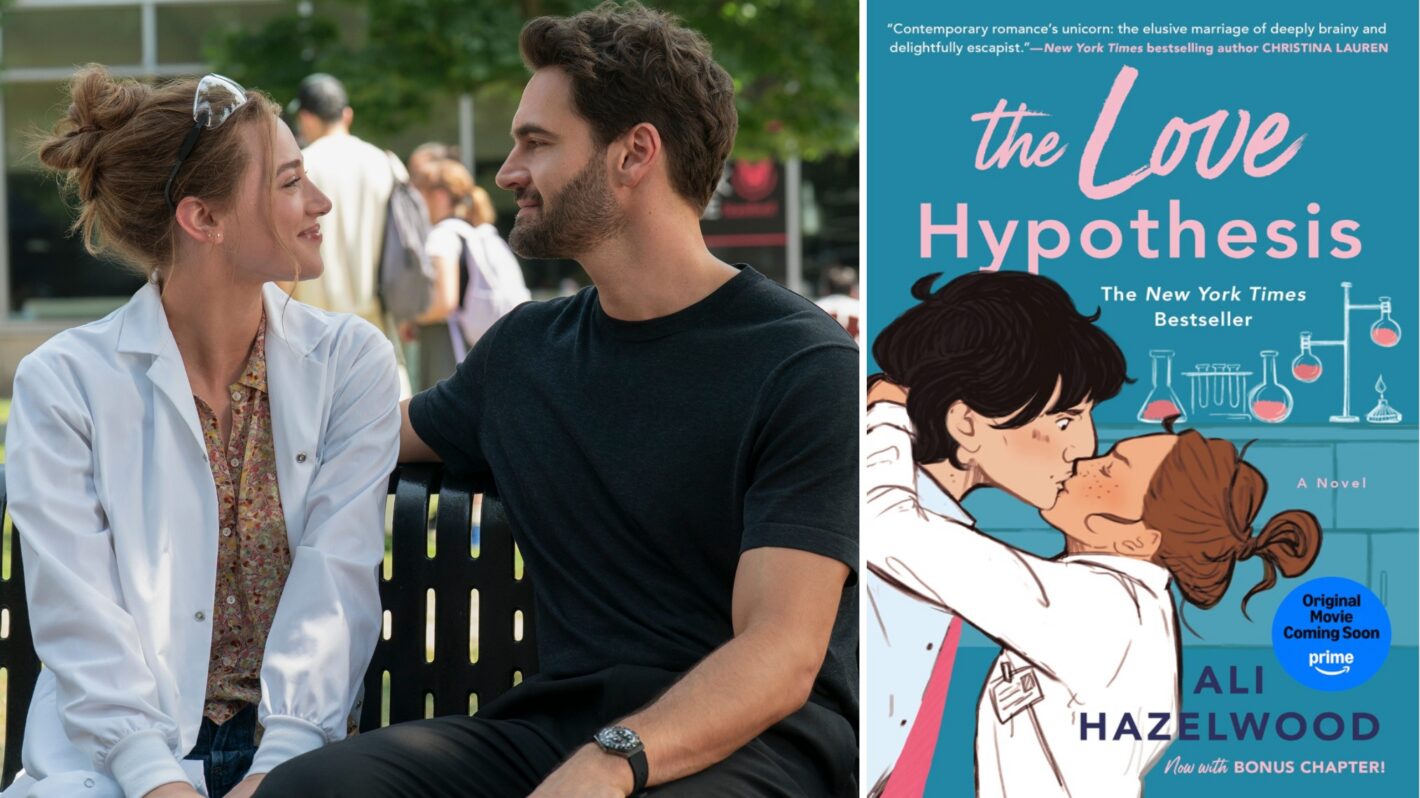 Lili Reinhart and Tom Bateman as Adam and Olive in 'The Love Hypothesis'