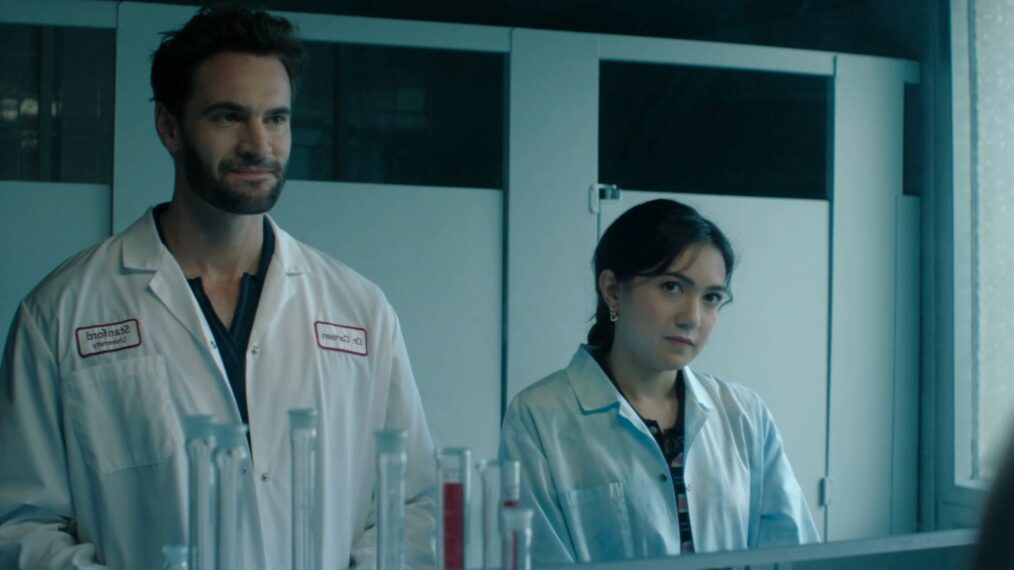 Tom Bateman and Rachel Marsh as Adam and Anh in 'The Love Hypothesis'