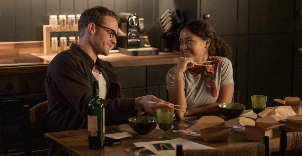 JOSH DYLAN as Tommy and ANTONIA THOMAS as Tuppence