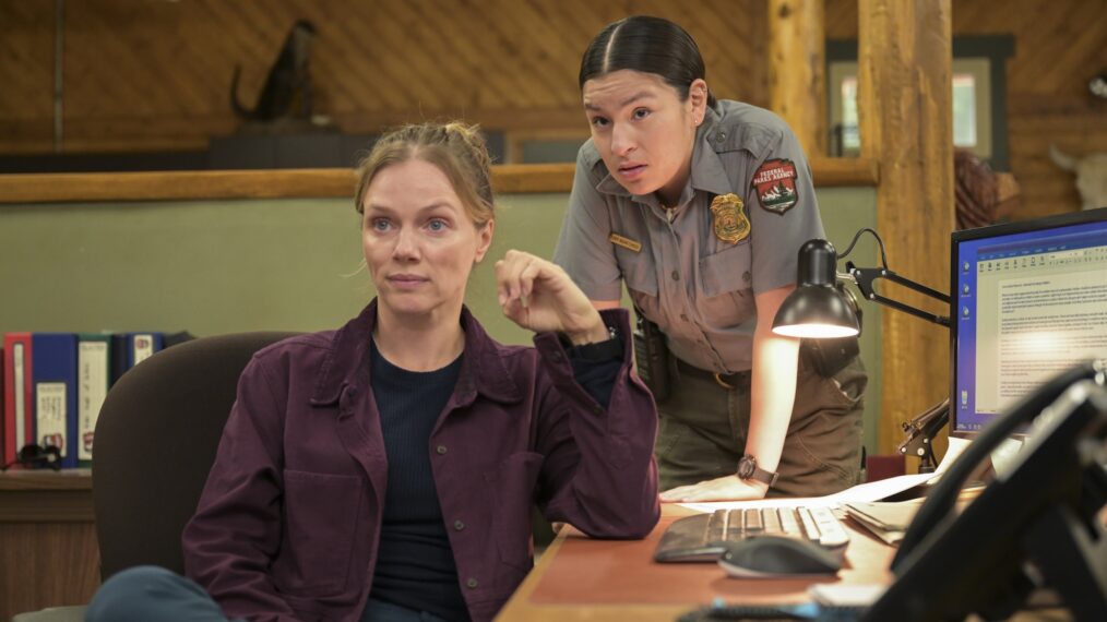 Tracy Spiridakos and Paulina Alexis, 'Anna Pigeon' Season 1, Episode 6, USA Network, September 11, 2026.