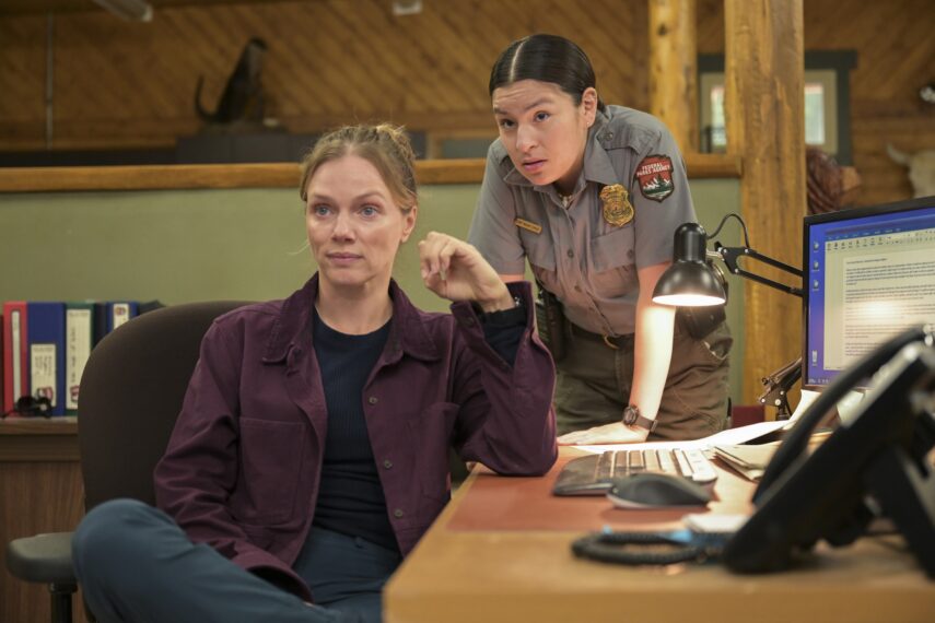 Tracy Spiridakos and Paulina Alexis, 'Anna Pigeon' Season 1, Episode 6, USA Network, September 11, 2026.
