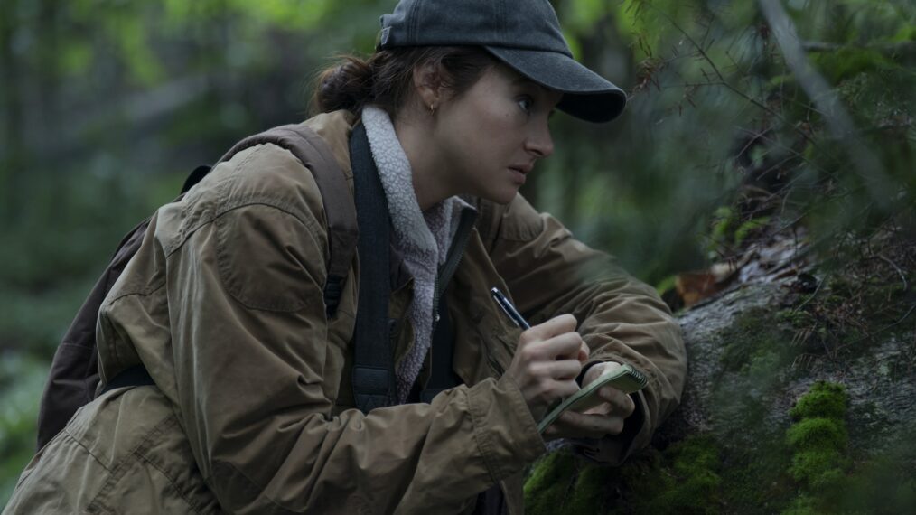 Unabomber. Shailene Woodley as Joanne Miller in Unabomber. Cr. Philippe Bosse/Netflix ©2026