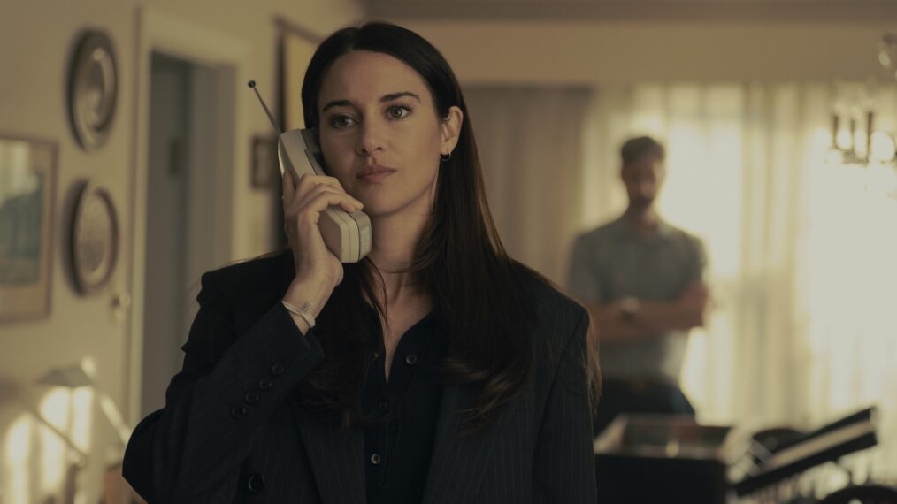 Unabomber. Shailene Woodley as Joanne Miller in Unabomber. Cr. Philippe Bosse/Netflix ©2026
