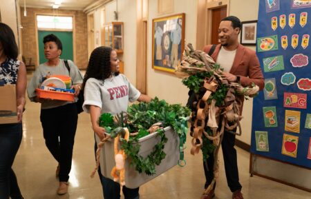 Quinta Brunson and Tyler James Williams in 'Abbott Elementary' Season 6