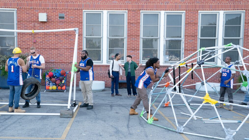 Tyler James Williams and Chris Perfetti in 'Abbott Elementary' Season 6