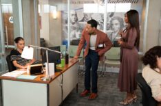 Ariana Jaffier, Tyler James Williams, and Janelle James in 'Abbott Elementary' Season 6