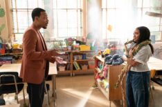 Tyler James Williams and Quinta Brunson in 'Abbott Elementary' Season 6