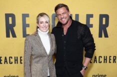 Catherine Ritchson and Alan Ritchson attend the red carpet and fan screening for Prime Video's Reacher Season Two at Culver Theater on December 13, 2023 in Culver City, California.