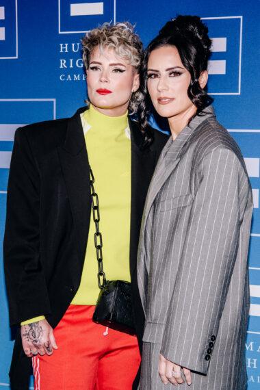Ashlyn Harris and Ali Krieger