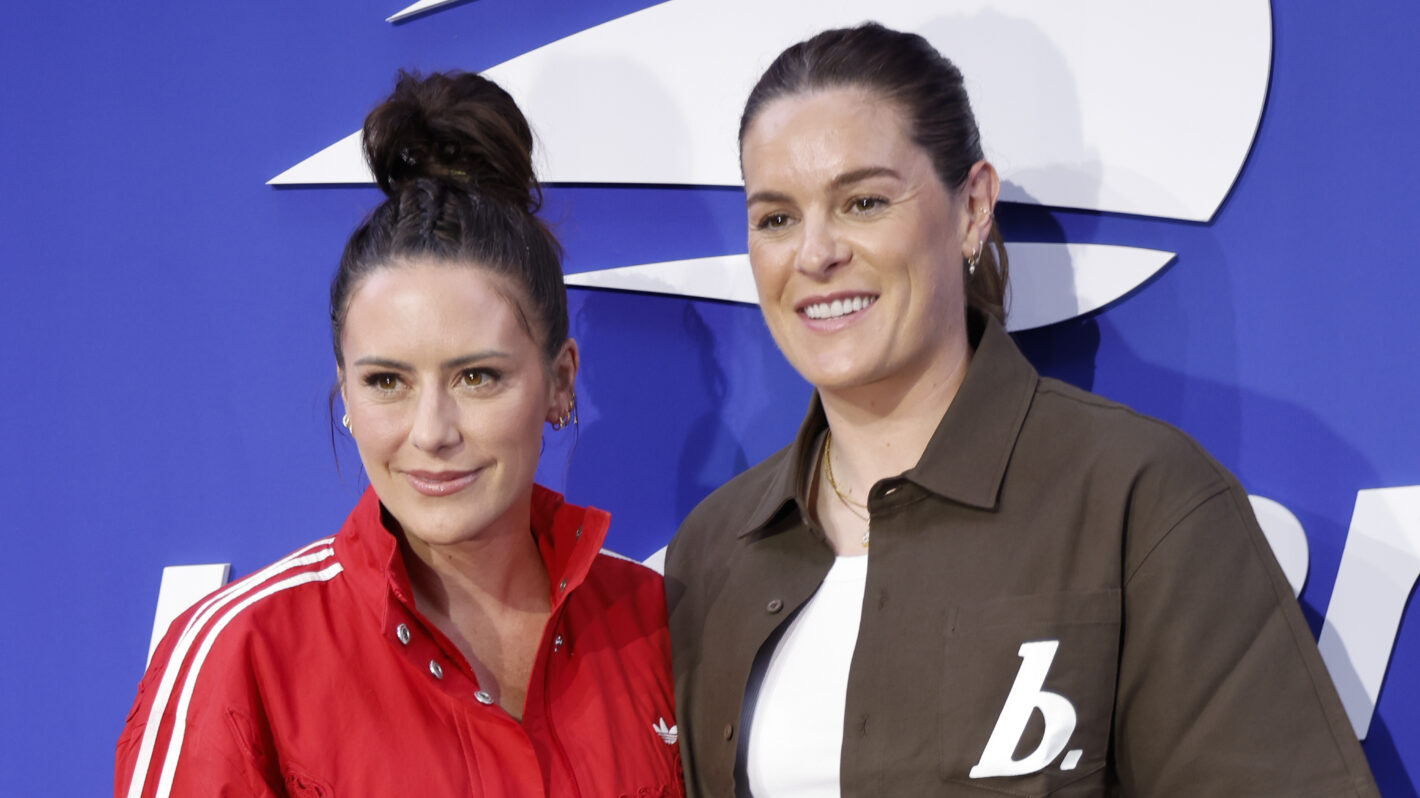Ali Krieger and Jen Beattie attend day twelve of the 2026 US Open, a Grand Slam tennis tournament held at the USTA Billie Jean King National Tennis Center on September 10