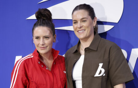 Ali Krieger and Jen Beattie attend day twelve of the 2026 US Open, a Grand Slam tennis tournament held at the USTA Billie Jean King National Tennis Center on September 10