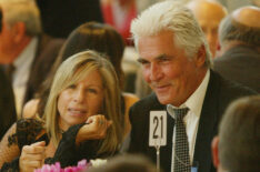 Barbra Streisand and James Brolin at the John Kerry ‘Victory 2004’ concert at the Walt Disney Concert Hall on June 24, 2004, in Los Angeles, California