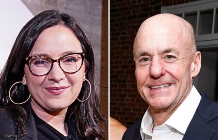 Bari Weiss and Tom Cibrowski