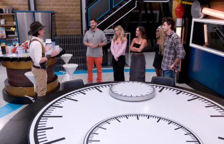 2837 SeasonS.28EpisodeEp.37Image Description: BIG BROTHER on the CBS Television Network and streaming on Paramount+ (live and on-demand for Paramount+ with SHOWTIME subscribers, or on-demand for Paramount+ Essential subscribers the day after the episode airs)* Pictured: Vince Panaro, Devens, Melody Morris, Dee Valladares, Taylor Brown and Drew Campbell.