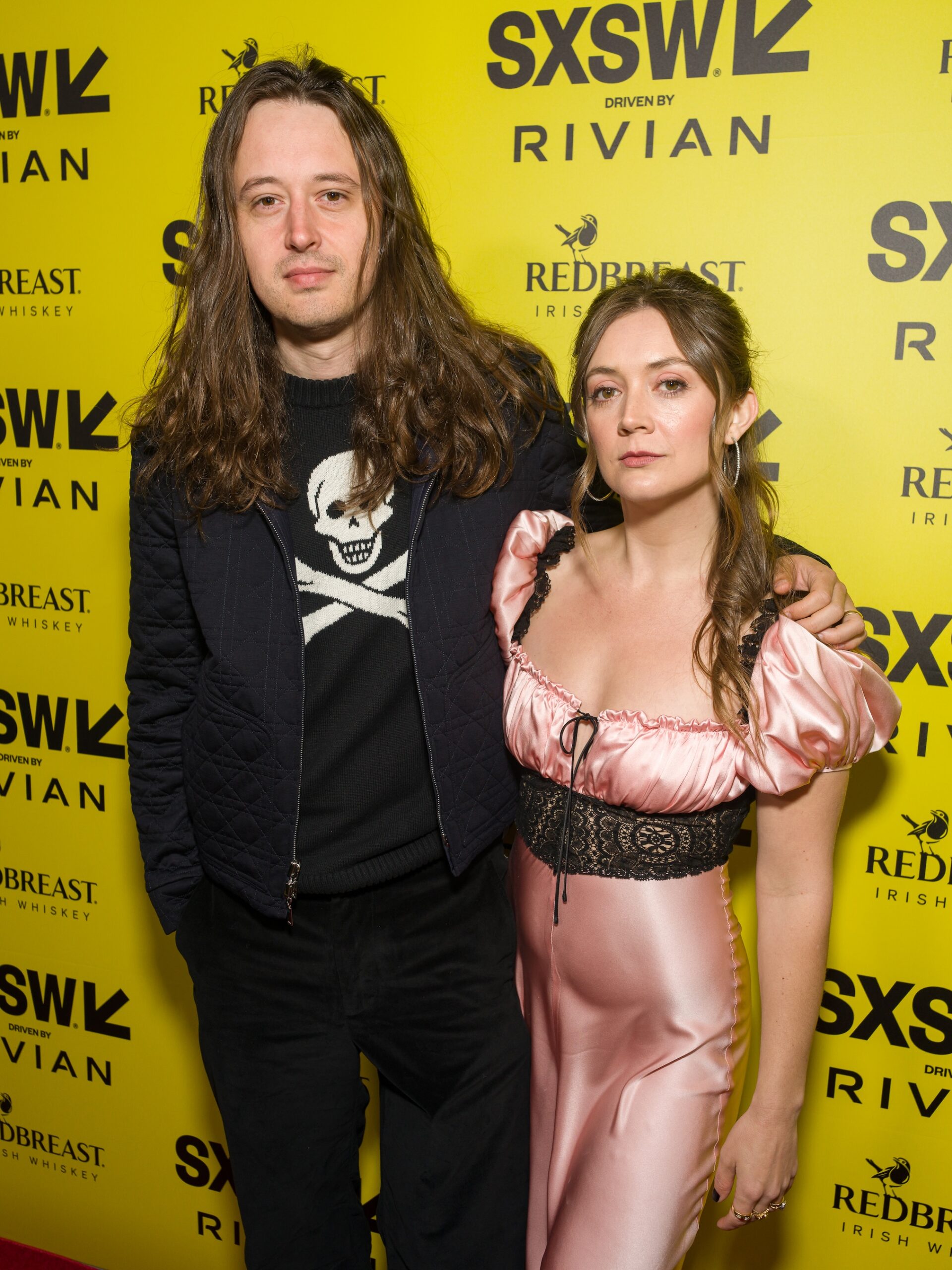 Billie Lourd and Austen Rydell at the The Pirate King during the 2026 SXSW Conference and Festivals at State Theatre on March 16, 2026 in Austin, Texas.
