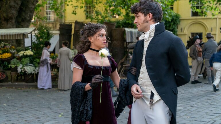 Jonathan Bailey Reunites With ‘Bridgerton’ Love Interest at Her Wedding