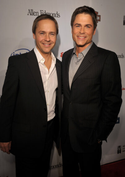 Actors Chad Lowe and Rob Lowe arrive at Hollywood Entertainment Museum Honors