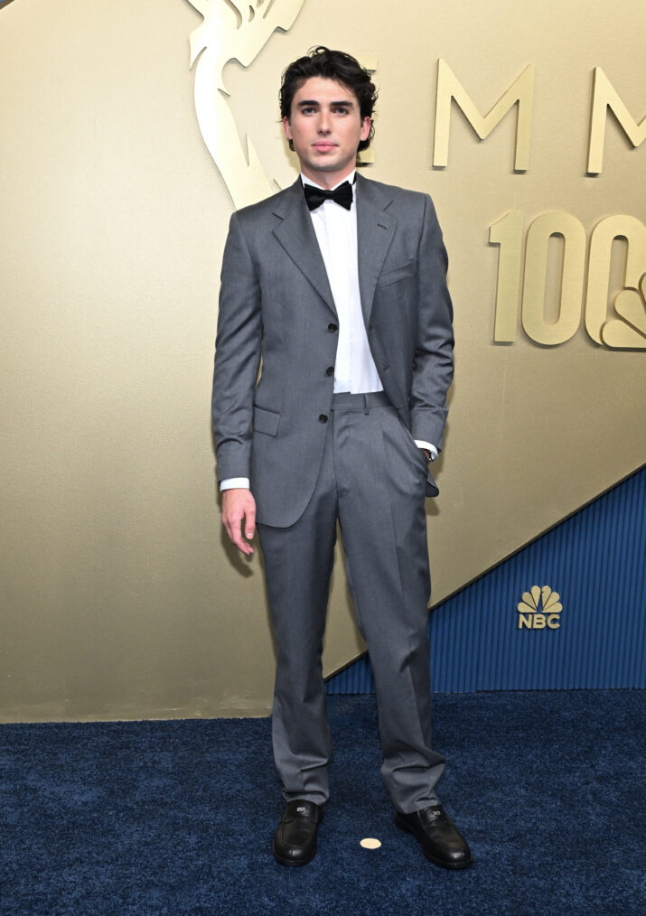 Australian actor Charlie Evans arrives for the 78th Primetime Emmy Awards at the Peacock Theatre
