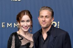 Morgana McNelis and Charlie Hunnam arrive to the 78th Primetime Emmy Awards held at the Peacock Theater on September 14, 2026.