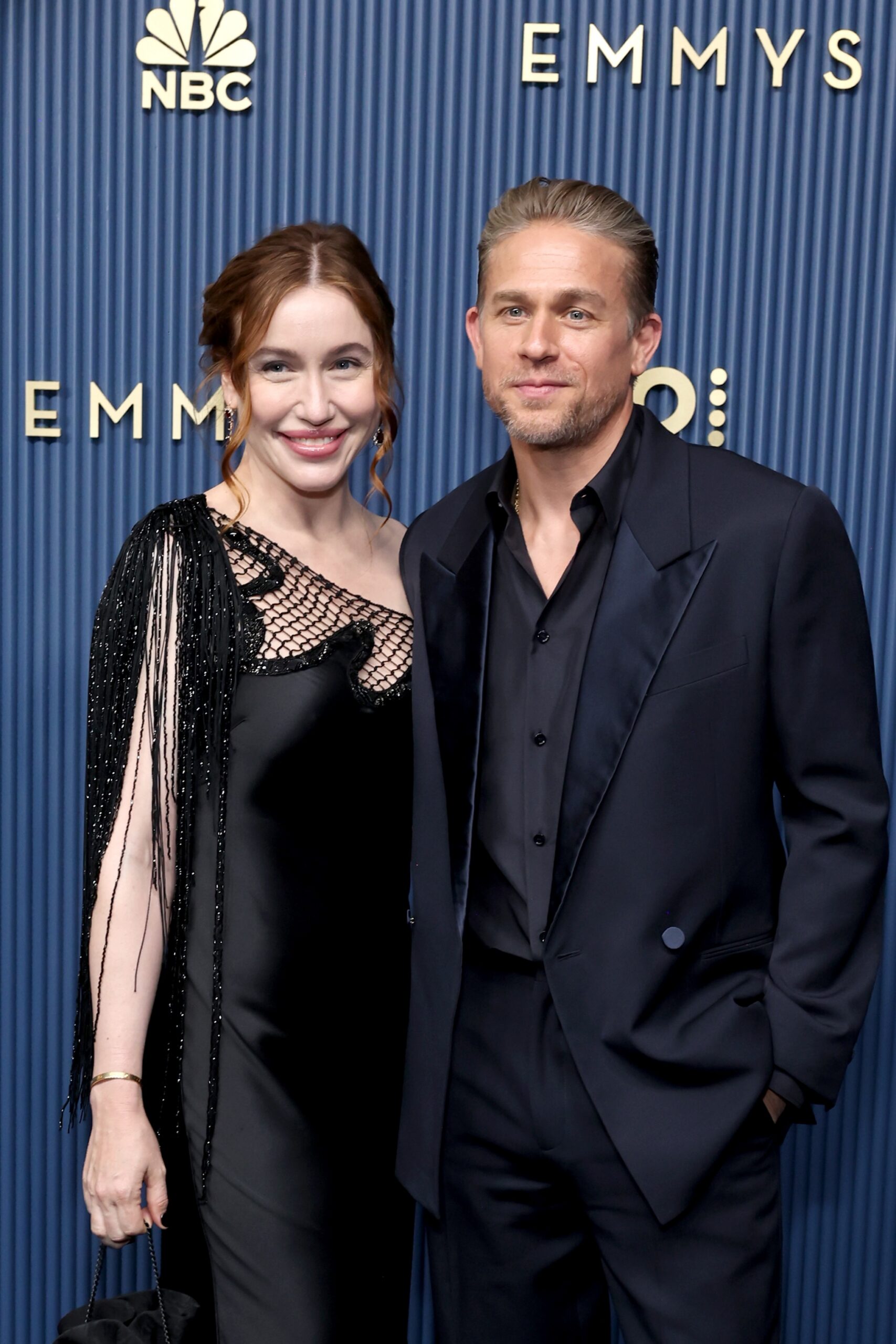 Morgana McNelis and Charlie Hunnam arrive to the 78th Primetime Emmy Awards held at the Peacock Theater on September 14, 2026.