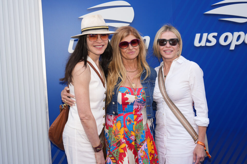 Julianna Margulies, Connie Britton and Chelsea Handler attend the USTA Foundation's Opening Night Gala