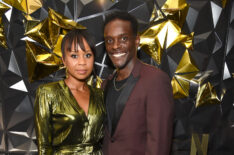 Kimberley Dalton Mitchell and Chris Chalk attend the 2019 Netflix Primetime Emmy Awards After Party at Milk Studios on September 22, 2019 in Los Angeles, California.