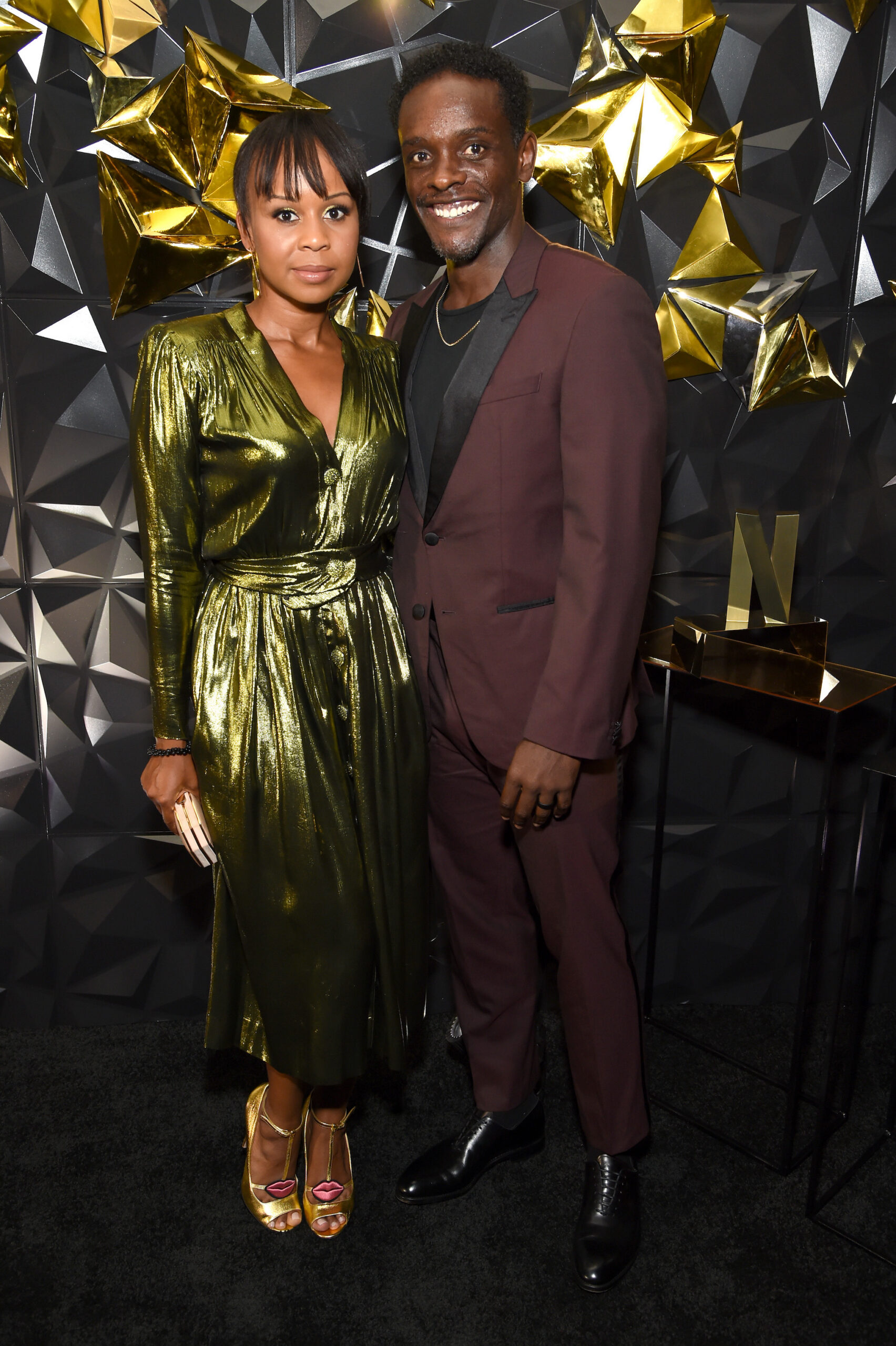 Kimberley Dalton Mitchell and Chris Chalk attend the 2019 Netflix Primetime Emmy Awards After Party at Milk Studios on September 22, 2019 in Los Angeles, California.
