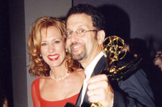 Christine Lahti and Thomas Schlamme at the 49th Emmy Awards on September 6, 1997, in Los Angeles, California