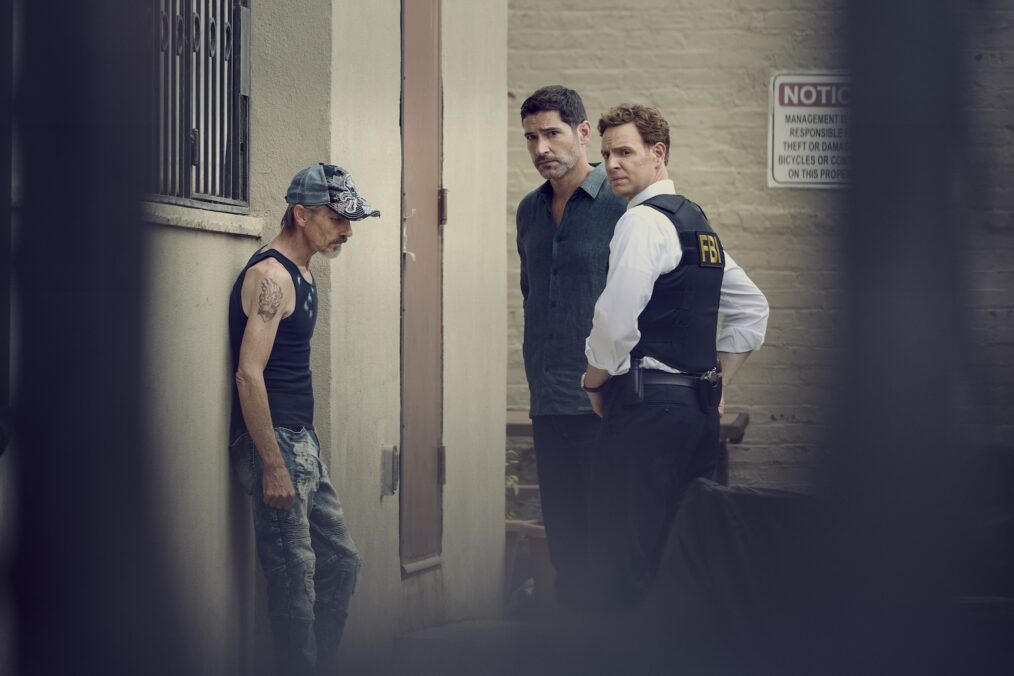 Charles Baker as Keith Truman, Tom Ellis as CIA Case Officer Colin Glass, and Nick Gehlfuss as Special Agent Bill Goodman — 'CIA' Season 2 Premiere