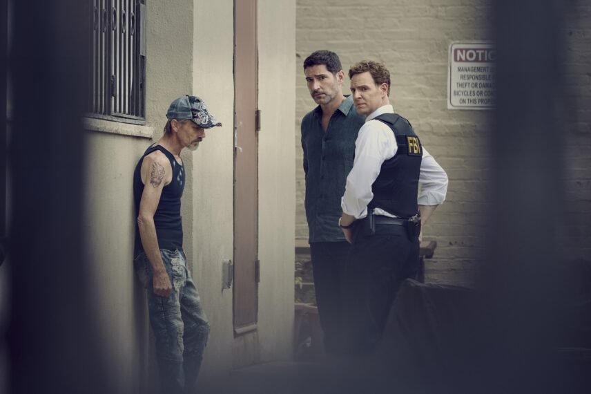 Charles Baker as Keith Truman, Tom Ellis as CIA Case Officer Colin Glass, and Nick Gehlfuss as Special Agent Bill Goodman — 'CIA' Season 2 Premiere