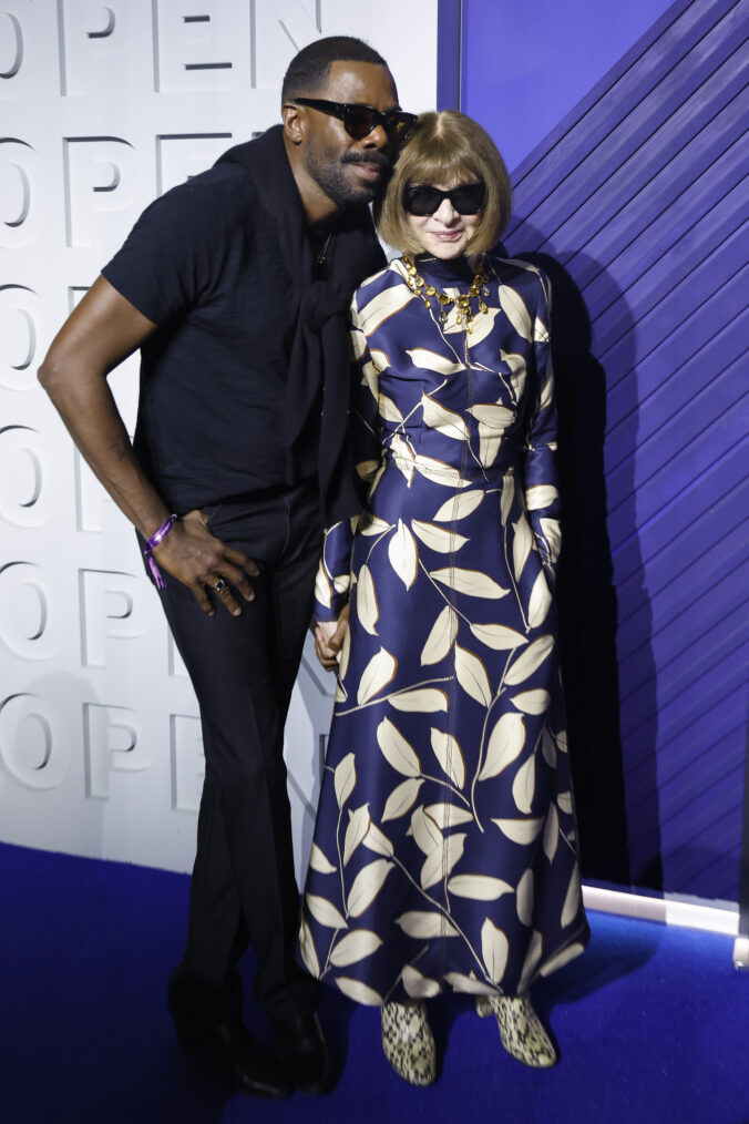 Colman Domingo and Anna Wintour attend day ten of the 2026 US Open, a Grand Slam tennis tournament