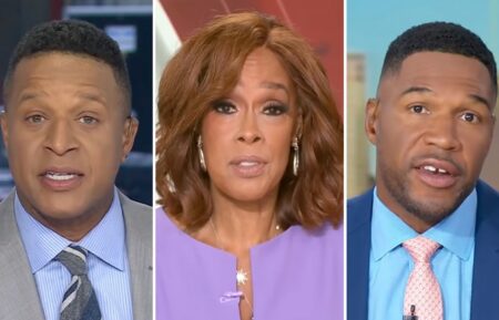 Craig Melvin, Gayle King, Michael Strahan