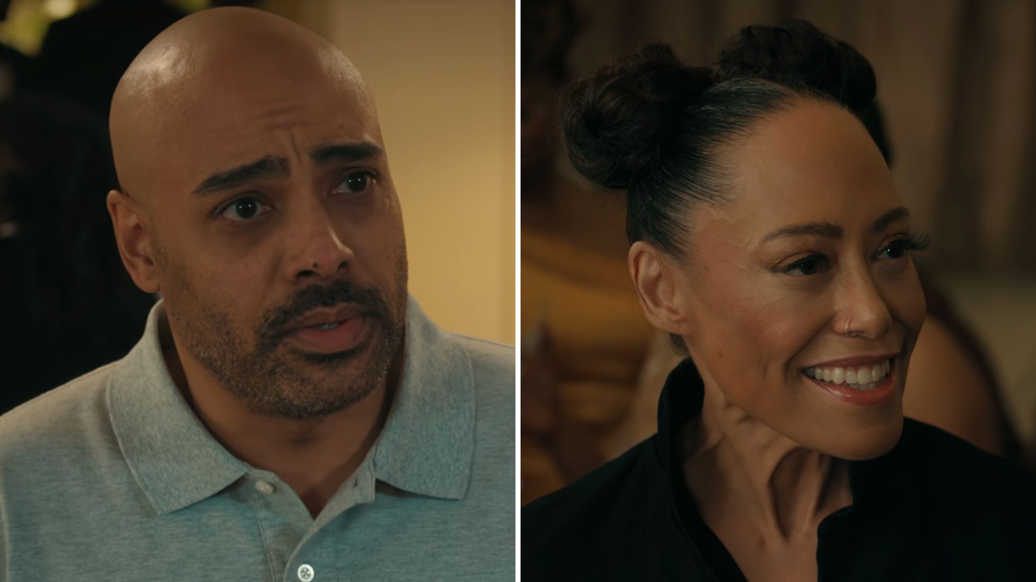 Rainbow Sun Francks and Cree Summer in 'A Different World'