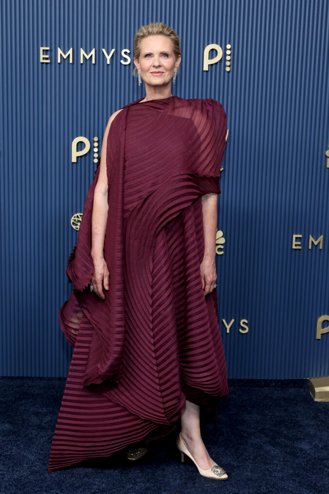 Cynthia Nixon arrives to the 78th Primetime Emmy Awards held at the Peacock