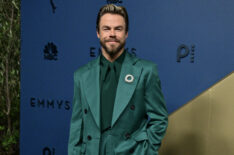 US dancer Derek Hough arrives for the 78th Primetime Emmy Awards at the Peacock Theatre