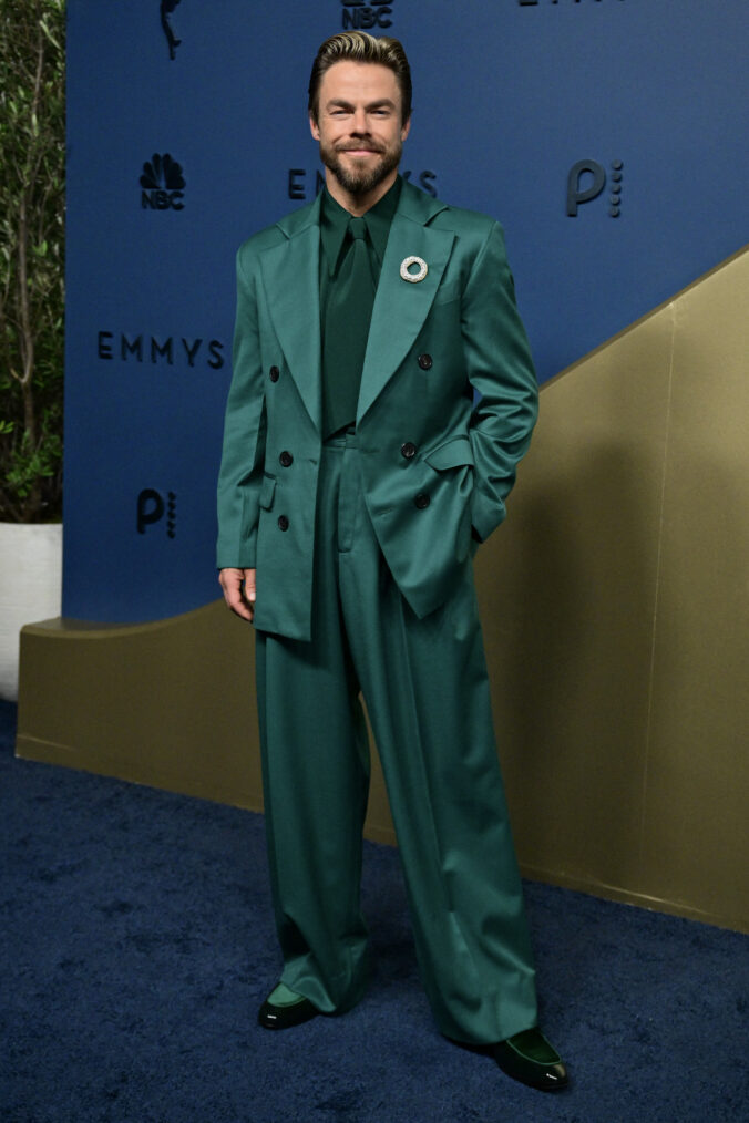 US dancer Derek Hough arrives for the 78th Primetime Emmy Awards at the Peacock Theatre