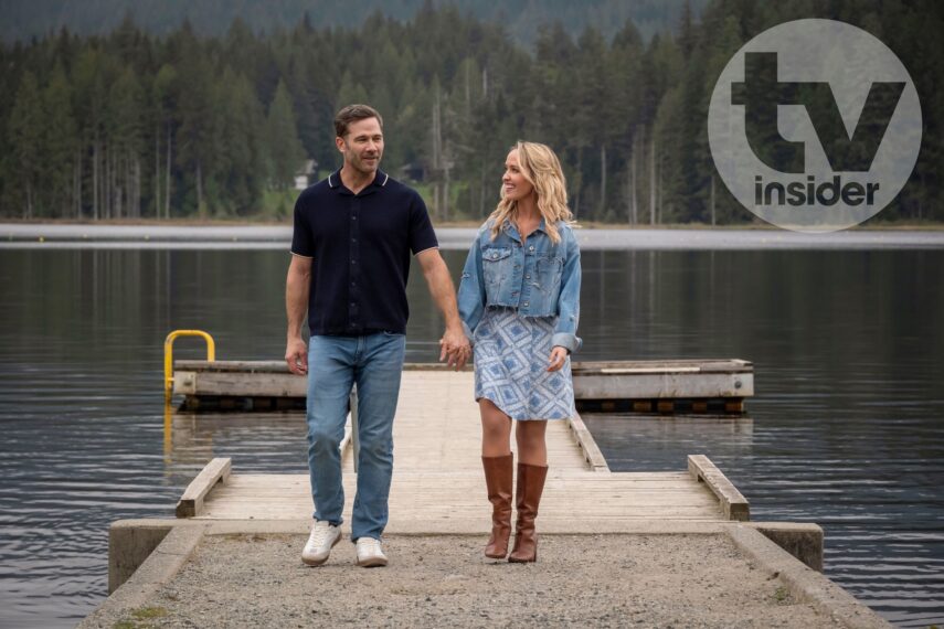 Luke Macfarlane and Siobhan Williams in 'A Doctor to Die For'