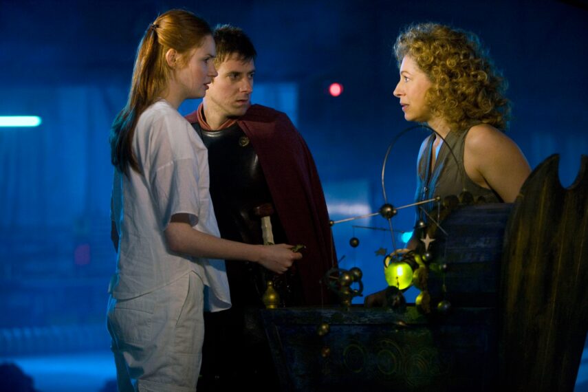 Karen Gillan, Arthur Darvill, and Alex Kingston — 'Doctor Who' "A Good Man Goes to War"