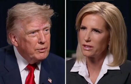 Donald Trump and Laura Ingraham