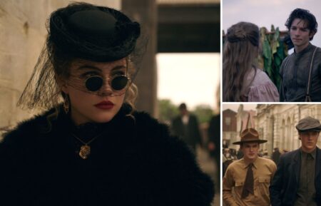 Florence Pugh, Mike Faist, Joe Anders, and Joseph Zada in 'East of Eden'