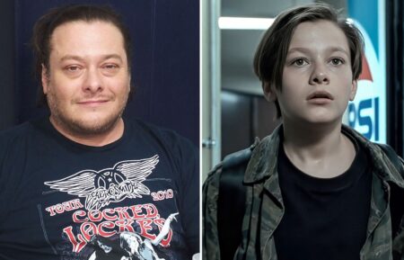 Edward Furlong attends New Jersey CollectorFest Fall 2021 at Wayne Police Athletic League on October 16, 2021, in Wayne, New Jersey; Edward Furlong as John Connor in 'Terminator 2: Judgment Day'