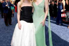 Dakota Fanning and Elle Fanning arrive to the 78th Primetime Emmy Awards