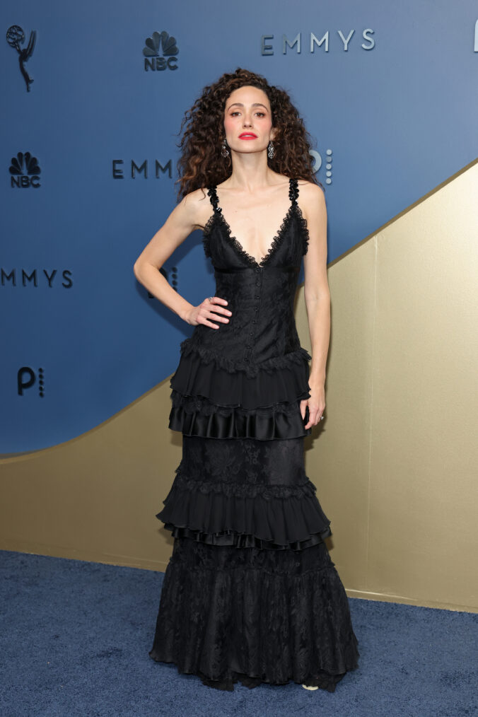 Emmy Rossum attends the 78th Primetime Emmy Awards at Peacock Theater