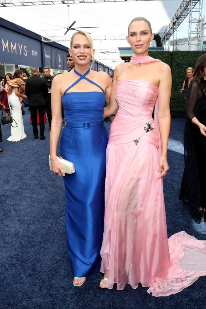 Erin Foster and Sara Foster arrive to the 78th Primetime Emmy Awards