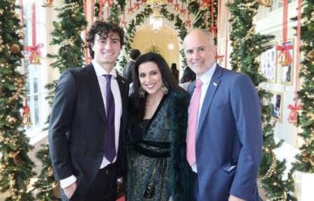 Ezra Frech with his parents